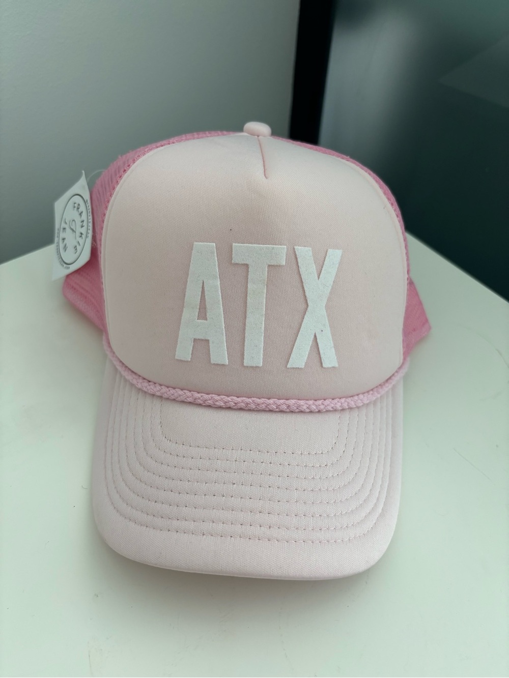 ATX Pink Trucker Hat Austin Texas